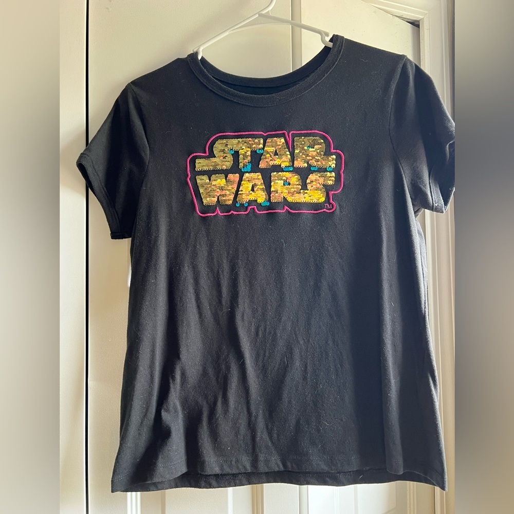 Two Color Sequin Star Wars Tee